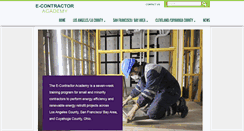 Desktop Screenshot of e-contractoracademy.com