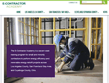 Tablet Screenshot of e-contractoracademy.com